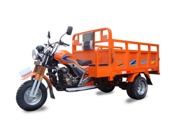 Motorized Petrol Three Wheel Cargo Motorcycle 111 - 150cc 151 - 200cc Displacement