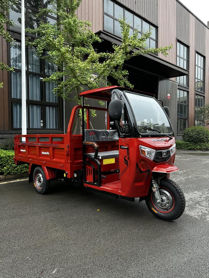 3000W Cabin Electric Cargo Tricycle With Awning Customizable Color And Size