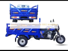 Gasoline 3 Wheel Cargo Motorcycle 150CC Air Cooling Motorized