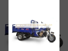 Air Cooled Three Wheel Cargo Motorcycle 200cc Shaft Transmission