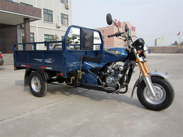 Gasoline Motorized Cargo Tricycle / 150CC Air Cooling Three Wheel Cargo Motorcycle