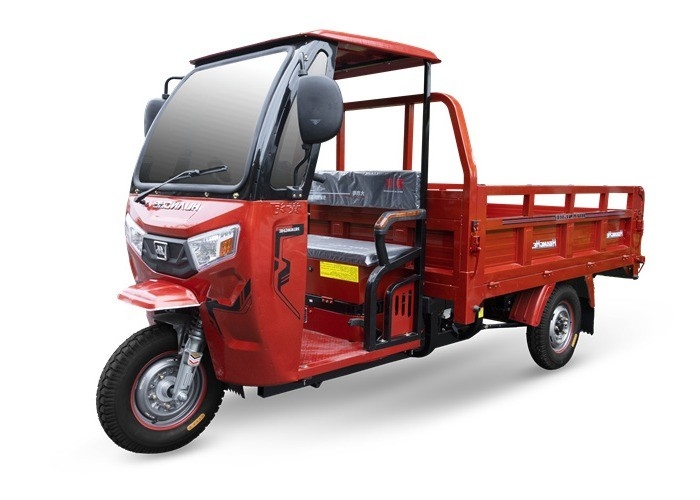 3000W Cabin Electric Cargo Tricycle With Awning Customizable Color And Size