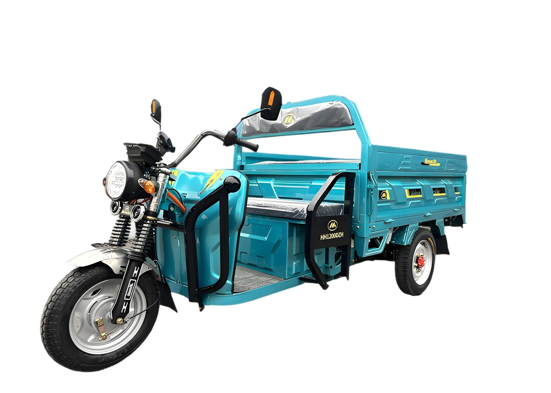 1200W Electric Cargo Tricycle with Front Drum / Rear Drum Brakes Rated load 260 KG