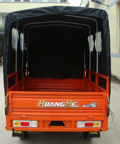 Gasoline Cabin 150CC Cargo Motor Tricycle with Front and Rear Cover for Adult