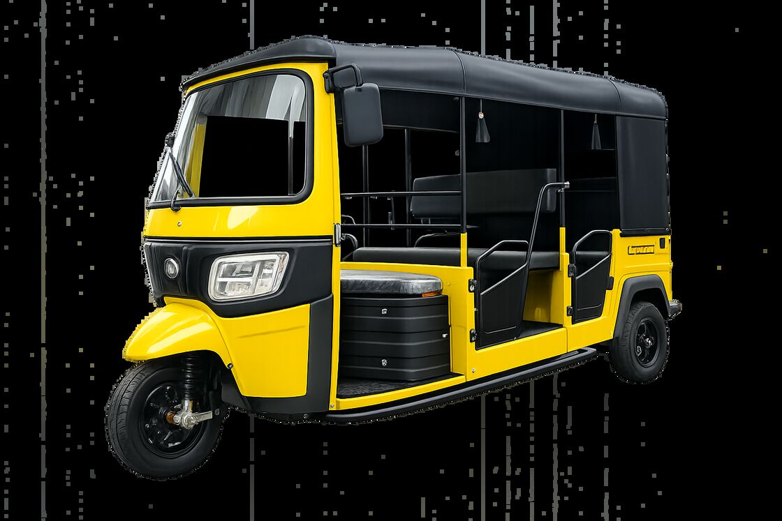 Electric Tuk Tuk HH-SU7, Silent, energy-saving and Economic electric passenger tricycle, electric autorickshaw, electric threewheeler, electric tourist cart