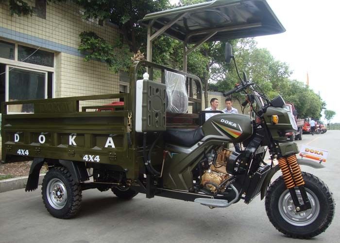 Shaft Drive Motorized Chinese 3 Wheel Cargo Motorcycle with Steel Frame and Car Axle
